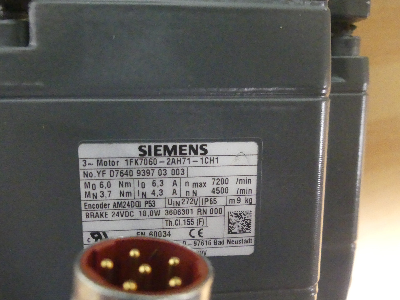 SIEMENS 1FK7060-2AH71-1CH1