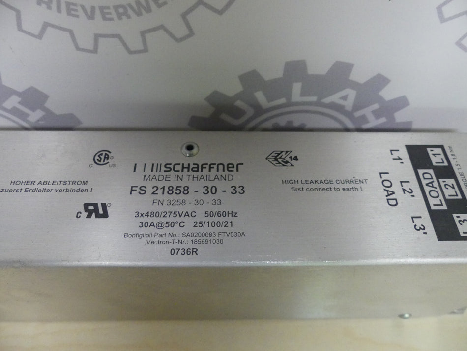 SCHAFFNER FS 21858-30-33