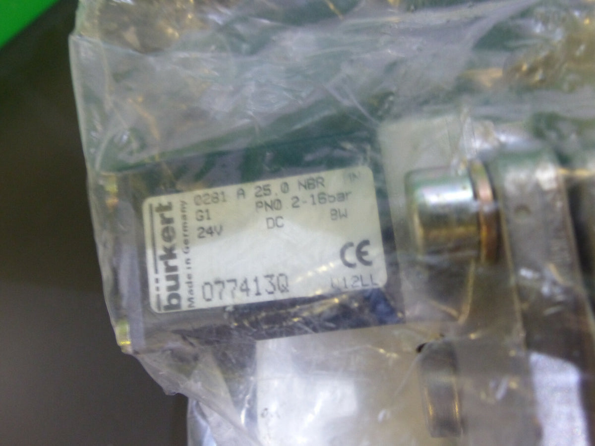 Bürkert magnetventil 0281 25,0 s. Bilder