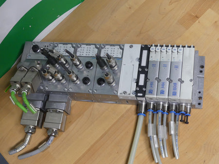 FESTO CPX-M-GE-EV-S-PP-5POL+MPA2-FB+3x CPX-M-GE Ventilinsel s.Bilder