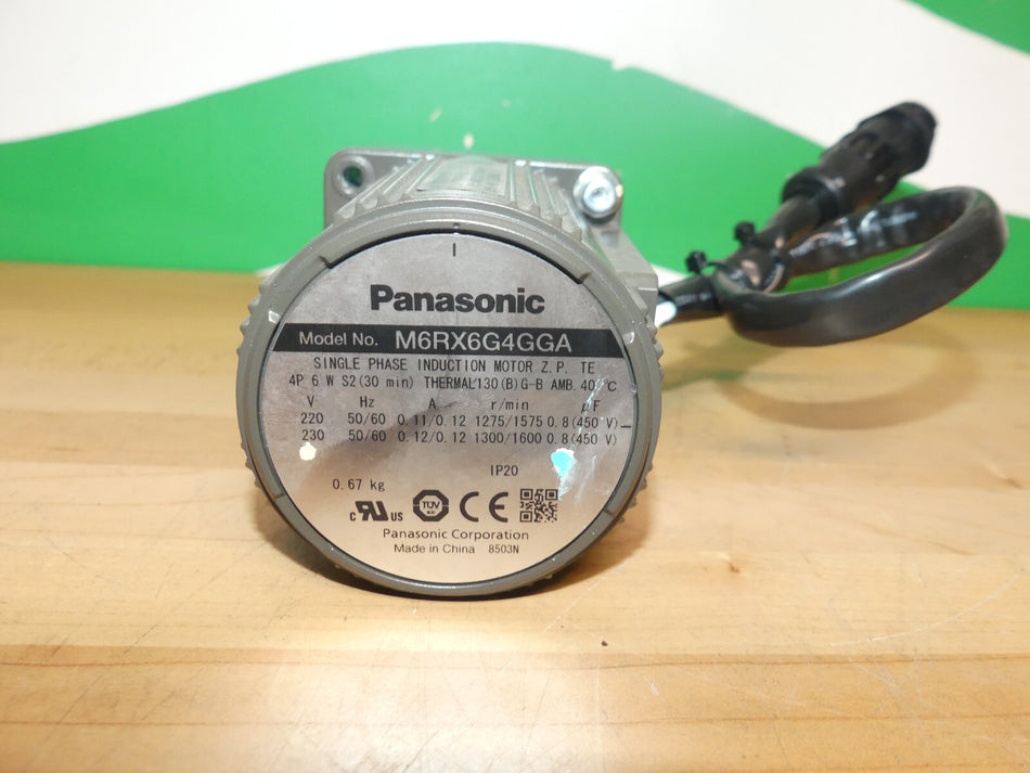 Panasonic AC Motor M6RX6G4GGA mit Panasonic Getriebe MX6G12.5BA