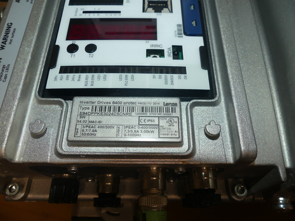 lenze 8400 protec ems e84dppke3024c5cnre used