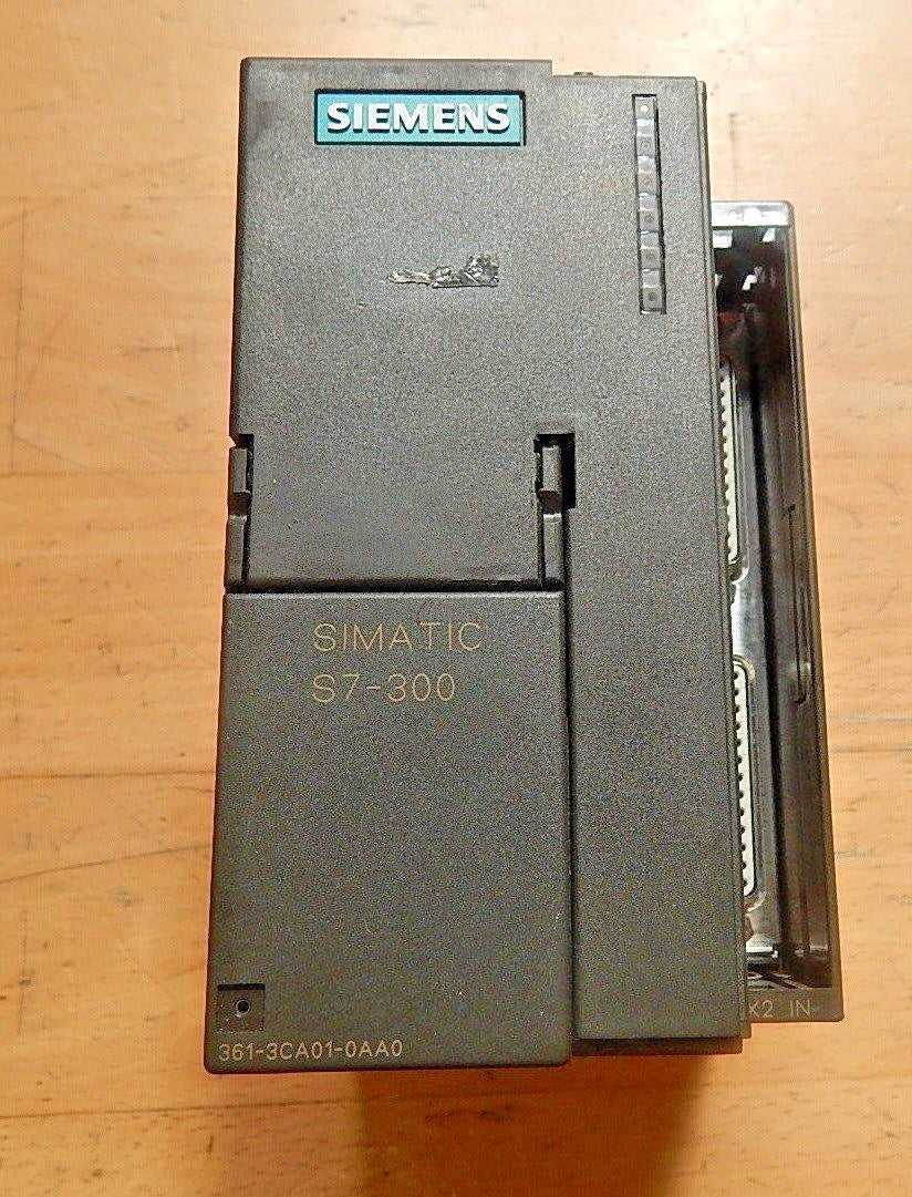 SIEMENS Simatic S7 6ES7 361-3CA01-0AA0 INTERFACE MODULE ANSCHALTUNG - Used 