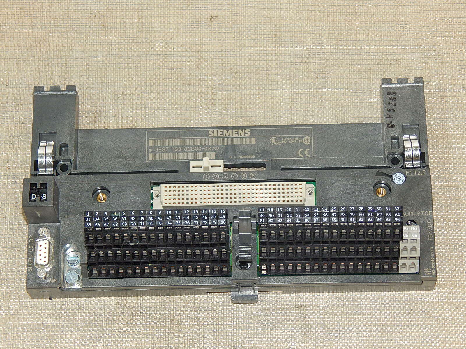 Siemens Simatic S7 Terminalblock 6ES7193-0CB30-0XA0 Neuwertig