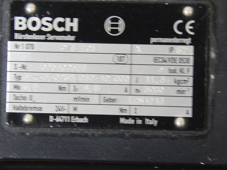 Bosch bürstenloser Servomotor TYP SF-A3.0068.030-10.000  Used