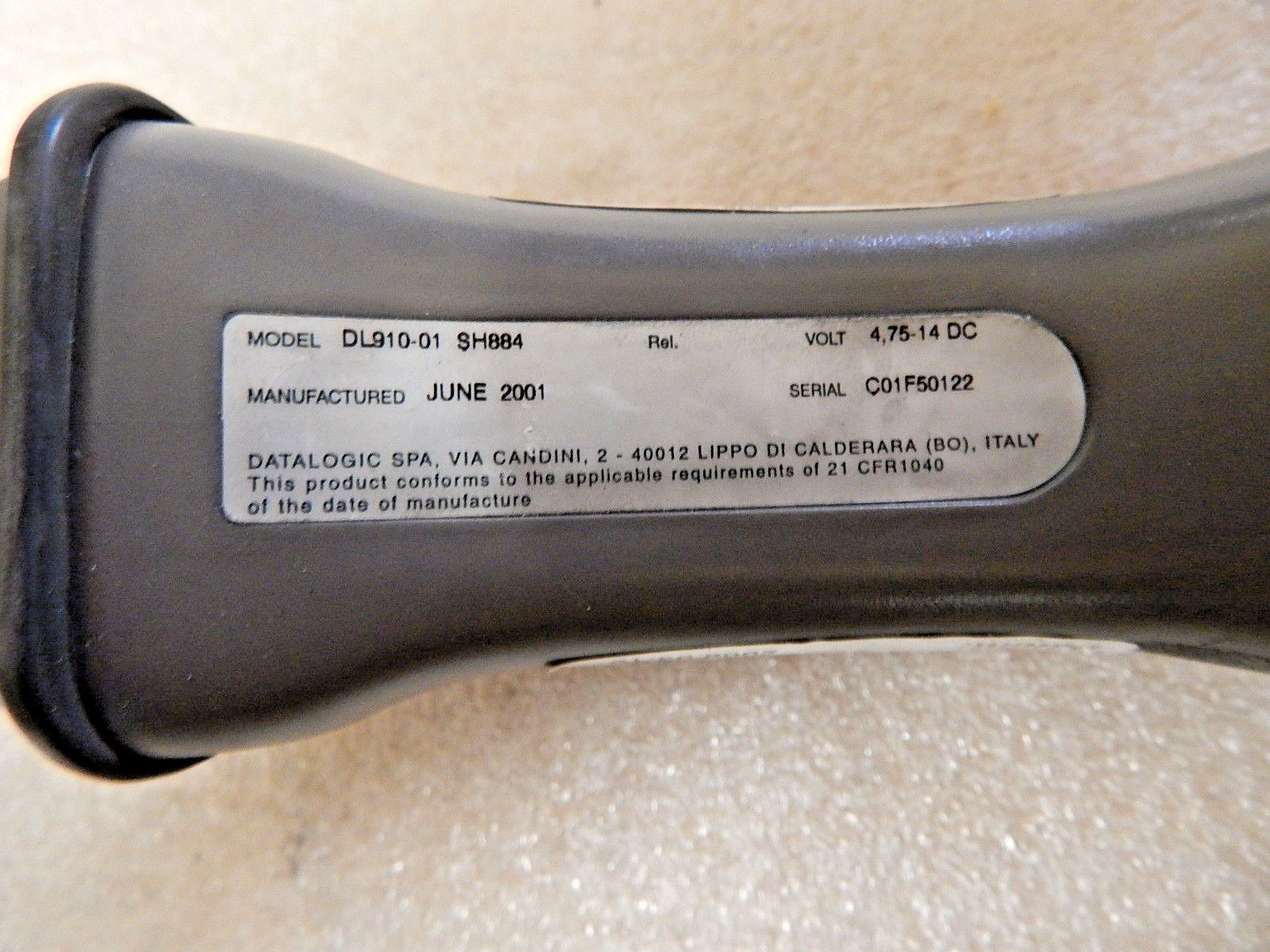 Datalogic DL910-01 Barcodescanner Laser Handscanner SH884