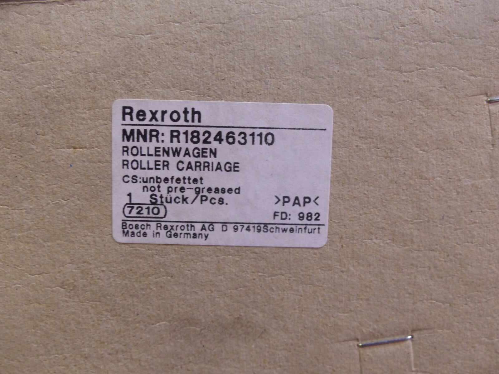 Rexroth MNR:182463110 s. Bilder