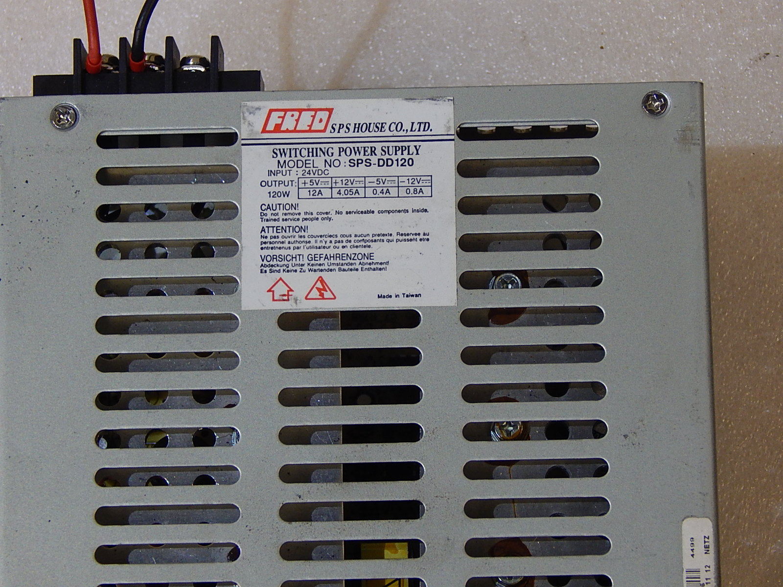 FRED / KUKA SPS-DD120 Stromversorgung  Power Supply Used