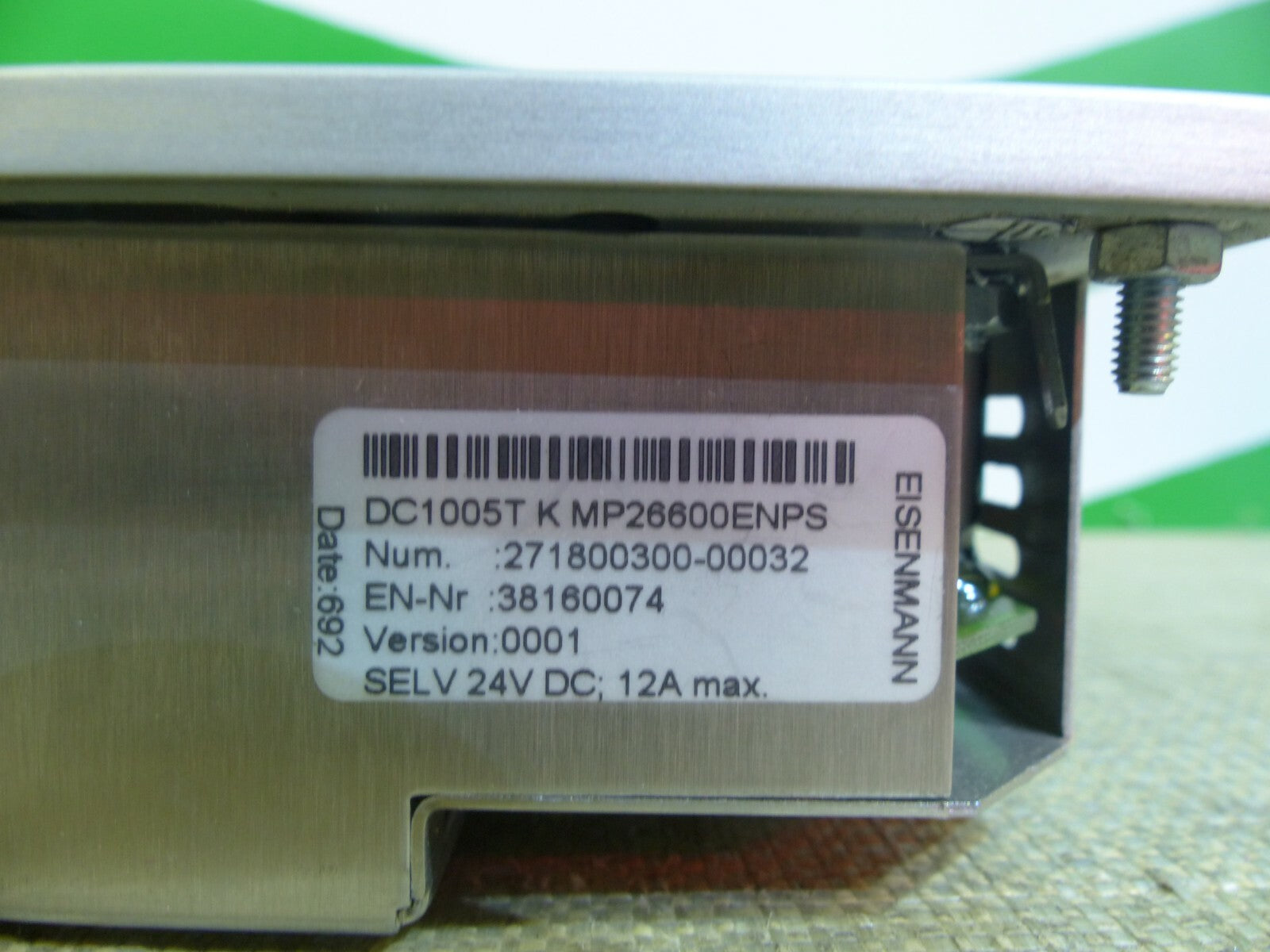 Eisenmann DC1005T K MP26600ENPS