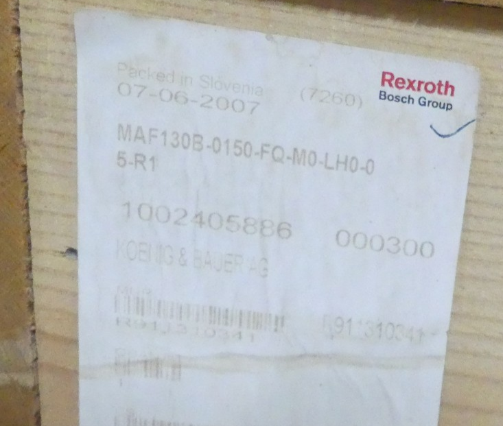 REXROTH MAF130B-0150-FQ-M0-LH0-05-R1
