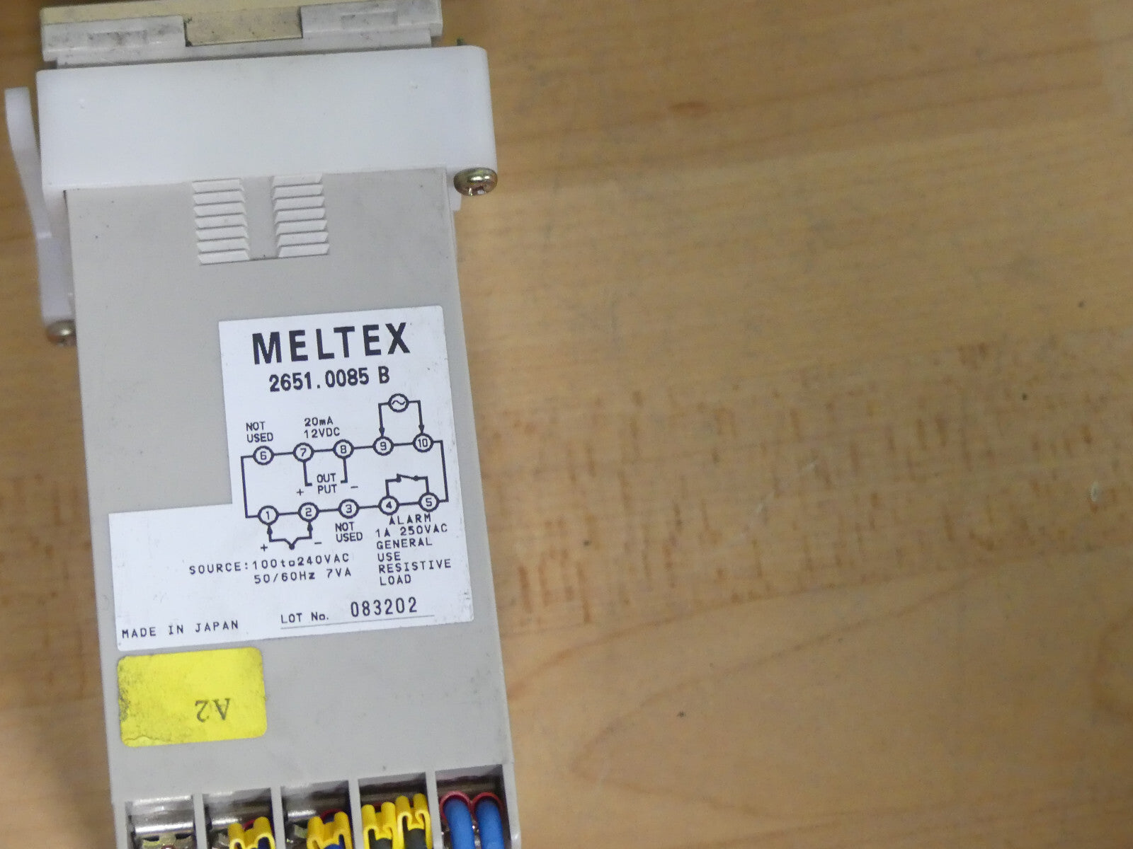 Meltex Temperaturregler 2651.0085 B