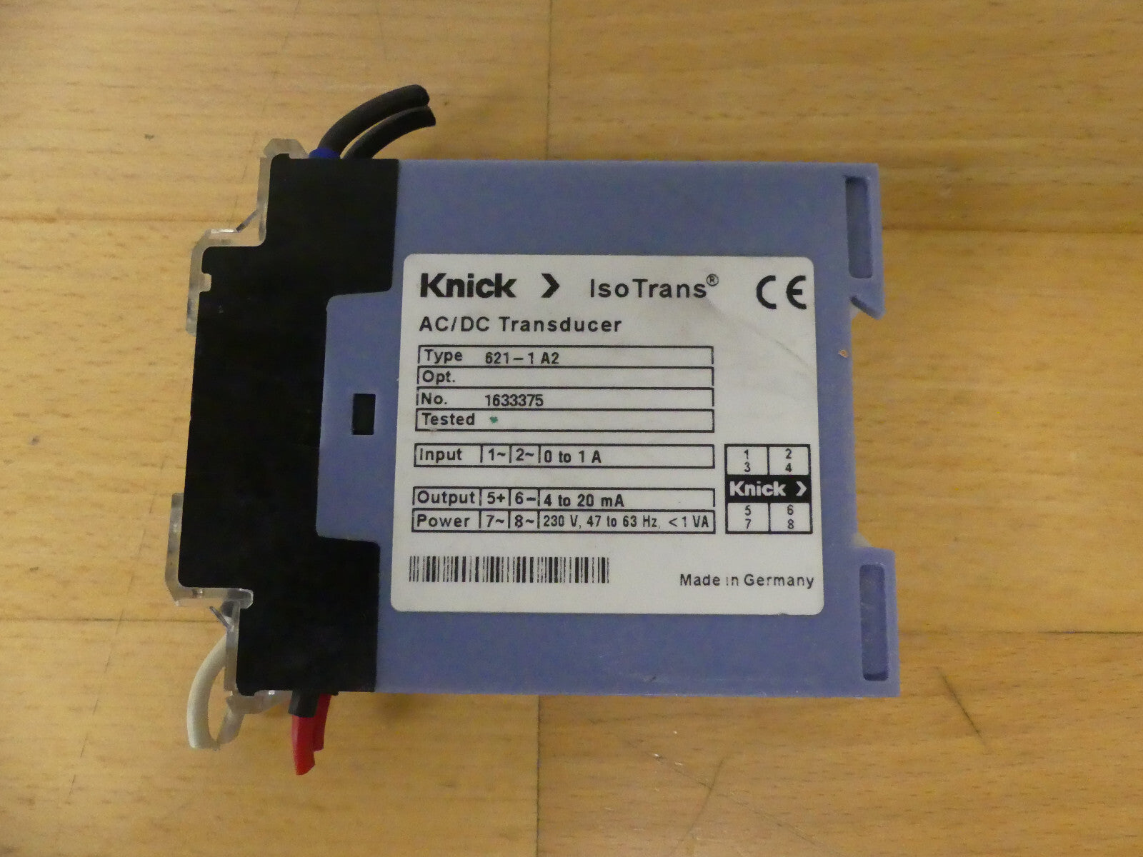 KNICK ISOTRANS AC/DC TRANSDUCER