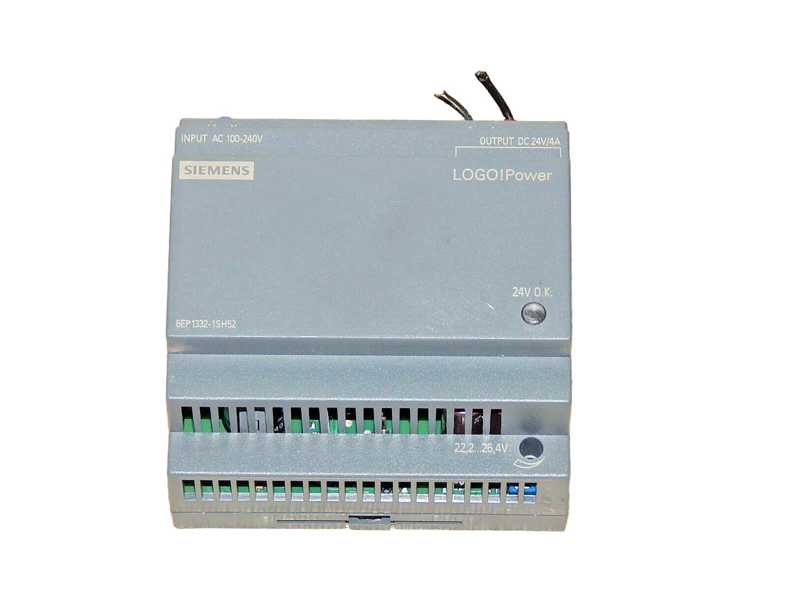  Siemens LOGO Power Supply 6EP1332-1SH52 used