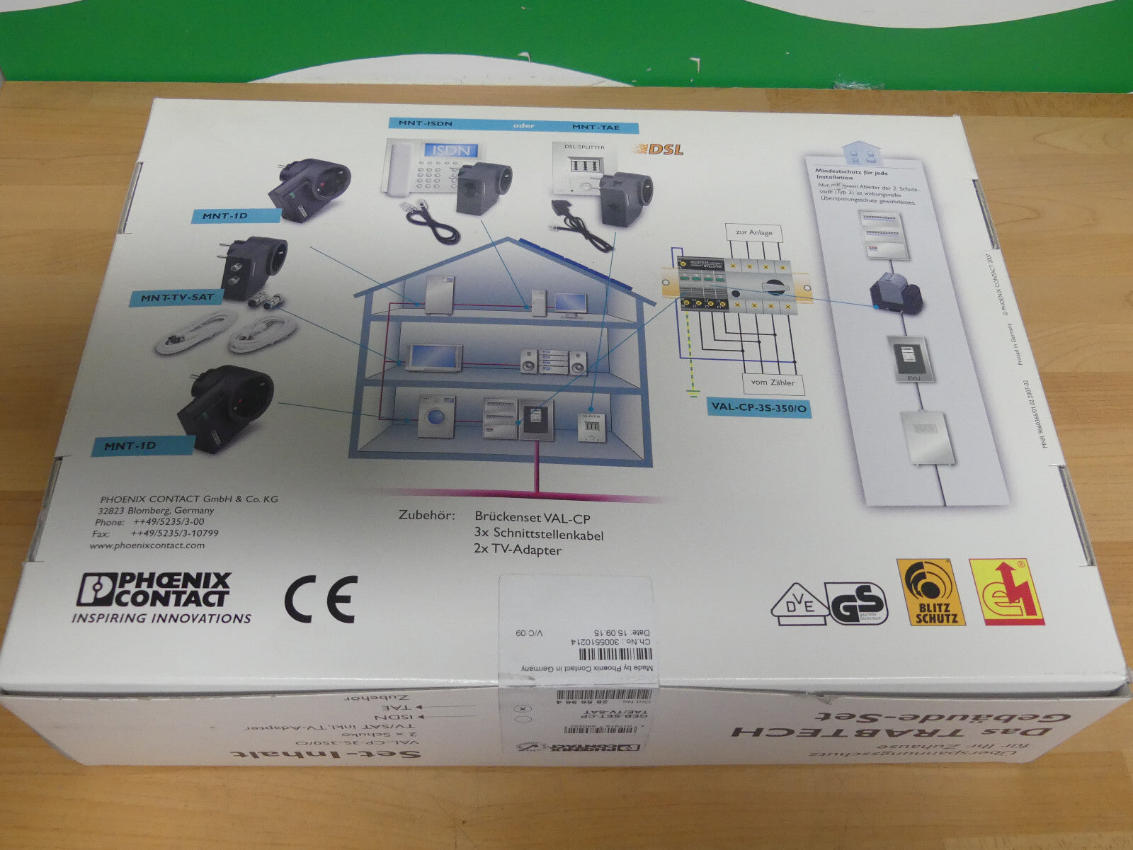 PHOENIX CONTACT Überspanngsschutz  GEB-SET-CP TAE/TV-SAT
