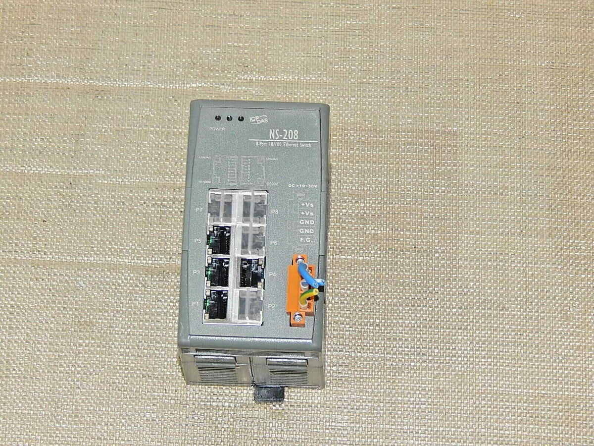 ICP NS-208  8-Port Ethernet Switch Used