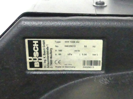 BUSCH Vacuum pump MM 1324 AV