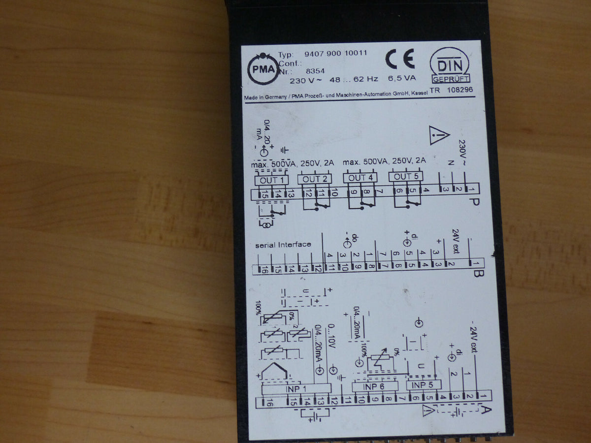 PMA KS 92 9407 900 10011  Temperaturregler s.Bilder