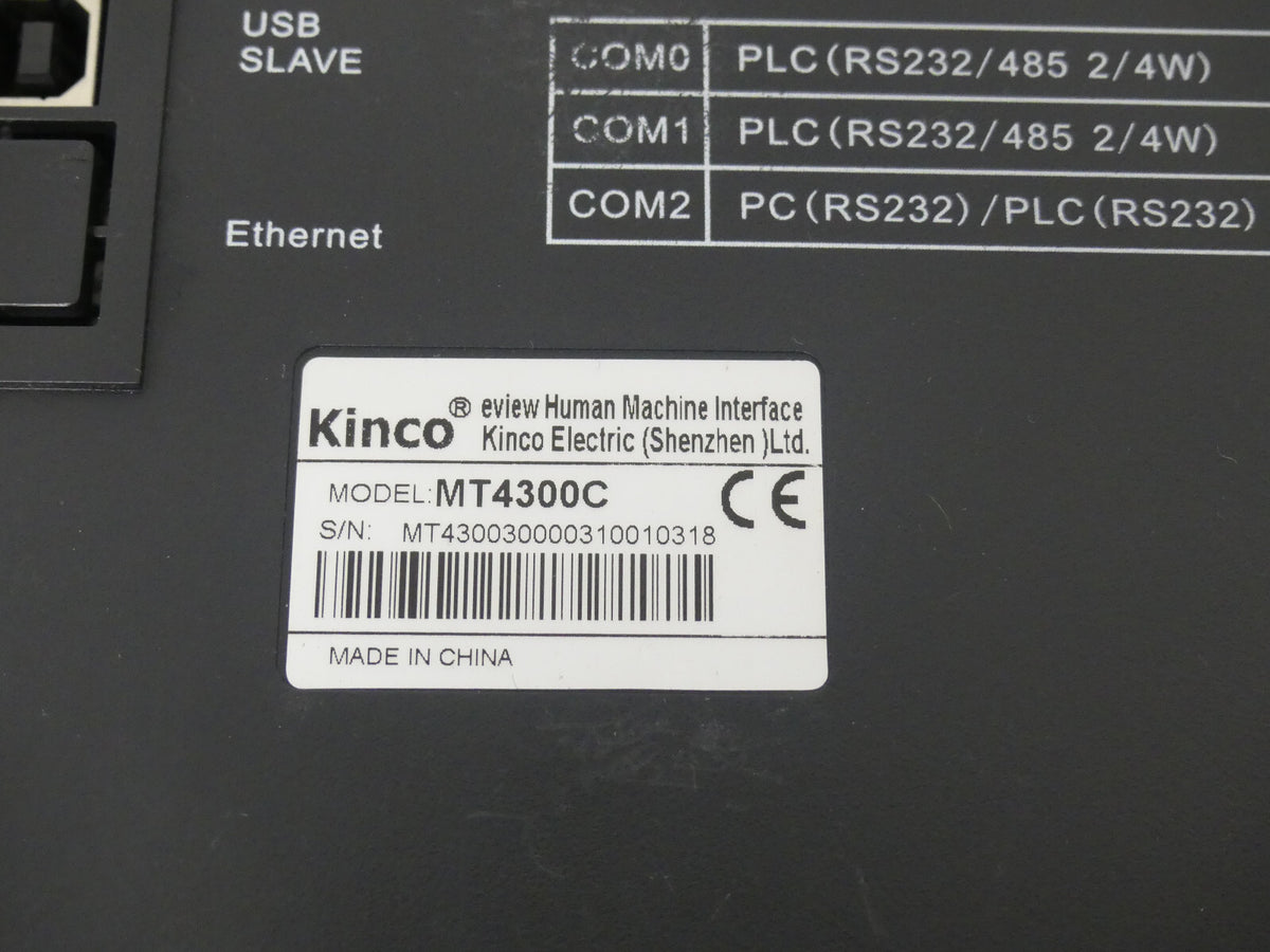 Kinco MT4300C HMI Touchscreen