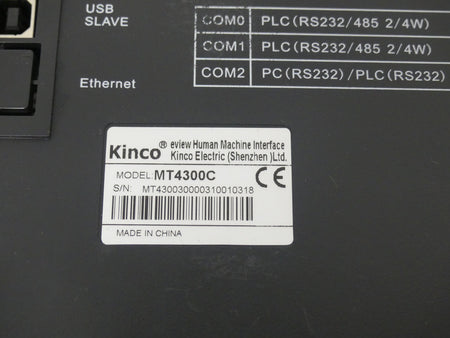 Kinco MT4300C HMI Touchscreen