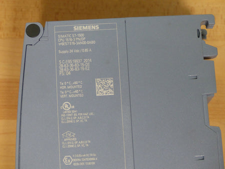 Siemens Simatic S7 6ES7516-3AN00-0AB0 CPU516-3PN/DP  // 6ES7 516-3AN00-0AB0 