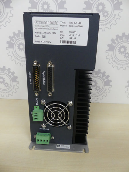 CANNON-Automata Industrie-PC Type: MIB-SA-CD  Modull: Celeron C440