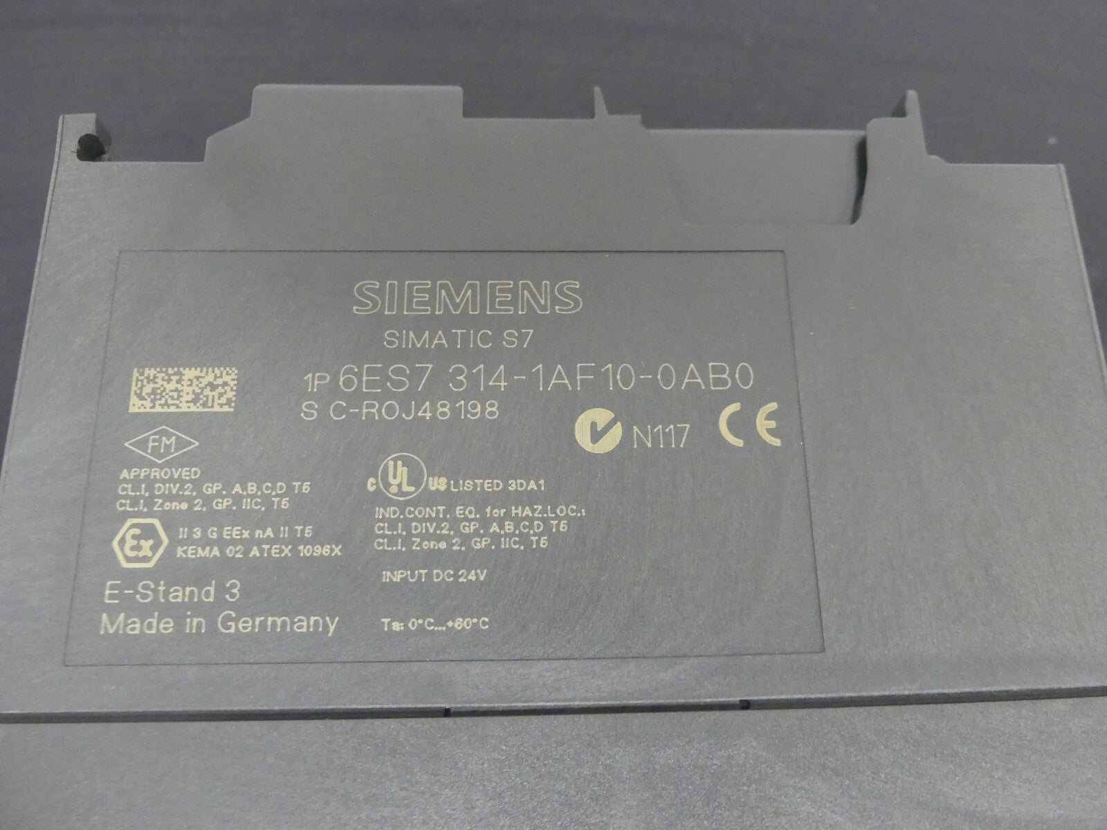 SIEMENS SIMATIC S7 6ES7314-1AF10-0AB0
