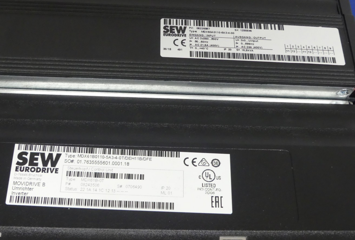 SEW MDX61B0110-5A3-4-0T/DEH11B/DFE