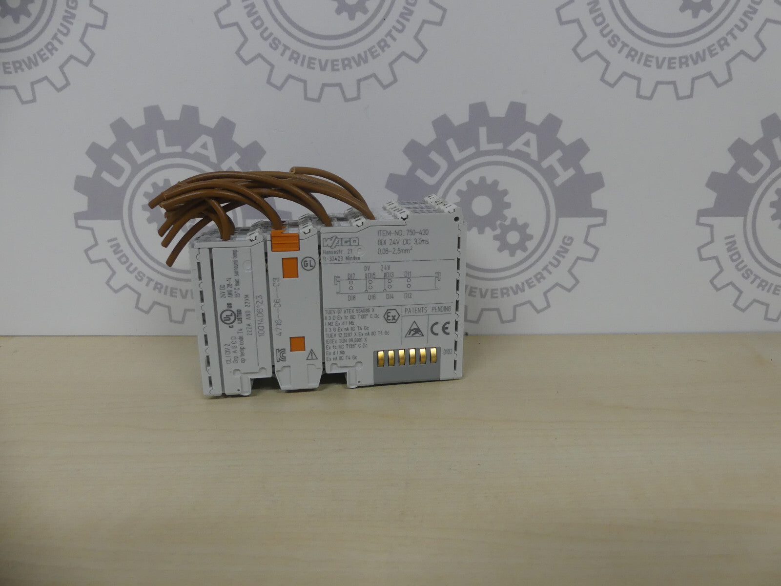 3x WAGO 750-430