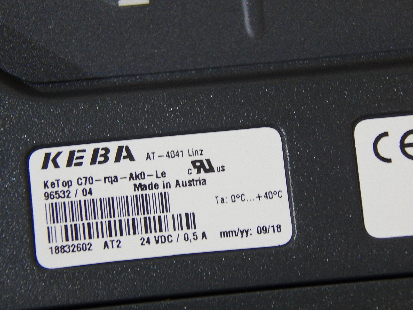 KEBA  KeTop  C70-rqa-AK0-Le 96532/04  Handterminal Panel  New