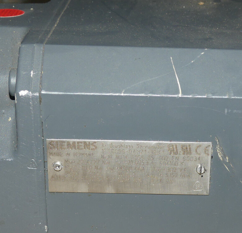 Siemens 1FT6086-8AH71-3EK1 Servomotor