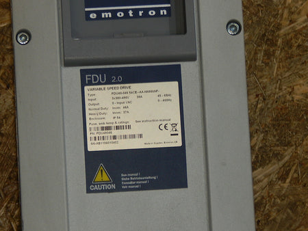  Emotron  Frequenzumrichter FDU48-046 54CE-AA-NNNNAP 46A used