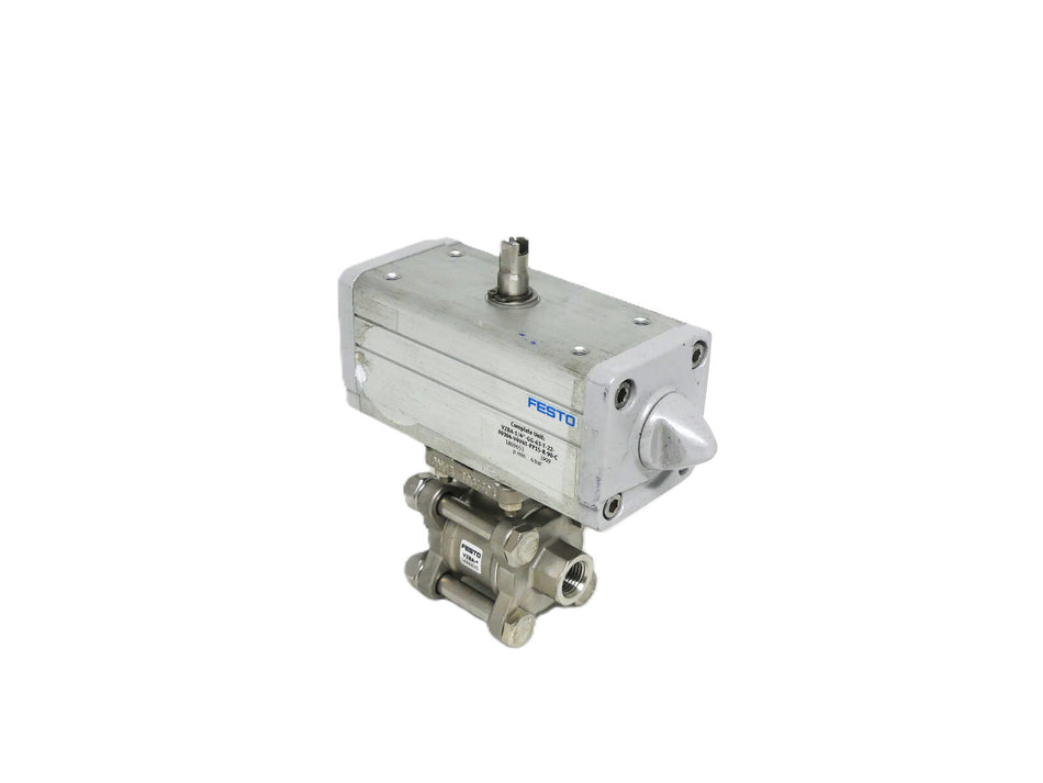 FESTO Complete Unit VZBA-1/4"-GG-63-T-22-F0304-V4V4T-PP15-R-90-C