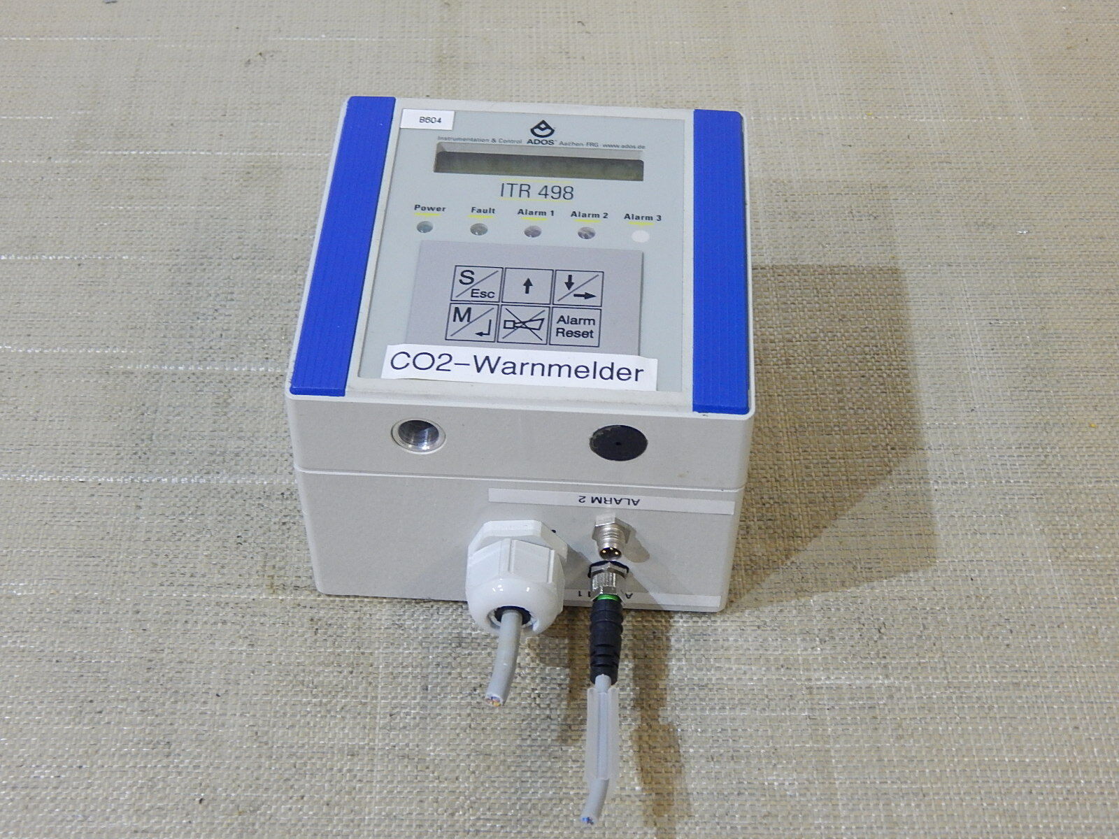 ADOS ITR 498 CO2 Warnmelder  APP.Nr.50333 Used