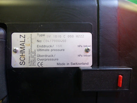 Schmalz SV 1010 C 000 HZZZ s. Bilder