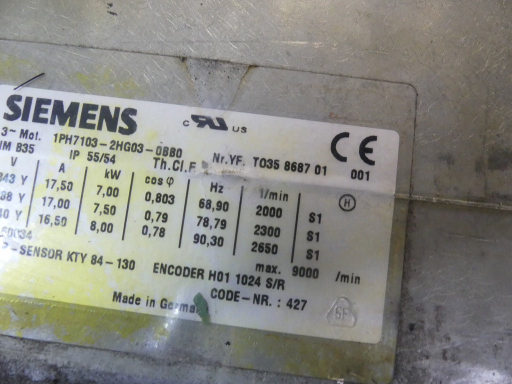 Siemens 1PH7103-2HG03-0BB0