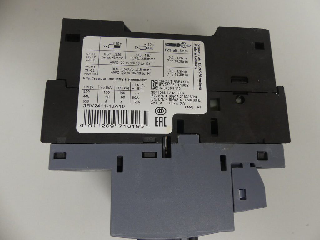 Siemens Sirius Leistungsschalter 3RV2411-1JA10