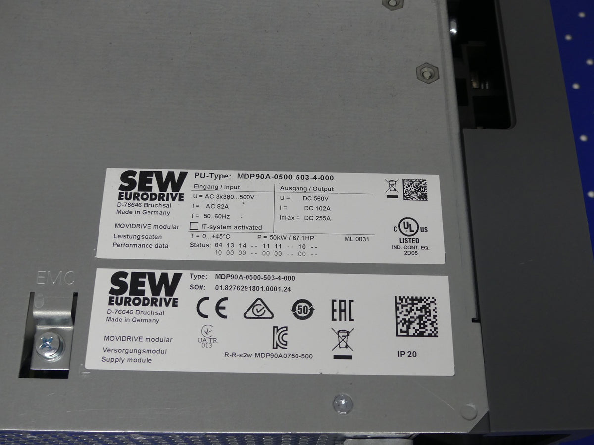 SEW EURODRIVE  MDP90A-0500-503-4-000