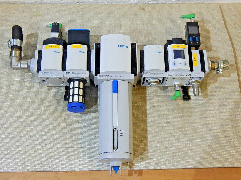  Druckmindereinheit FESTO MS9-LF-G-E-U-M +MS6-EE+MS6-EM1+MS6-FRM+SFAM s.Bilder