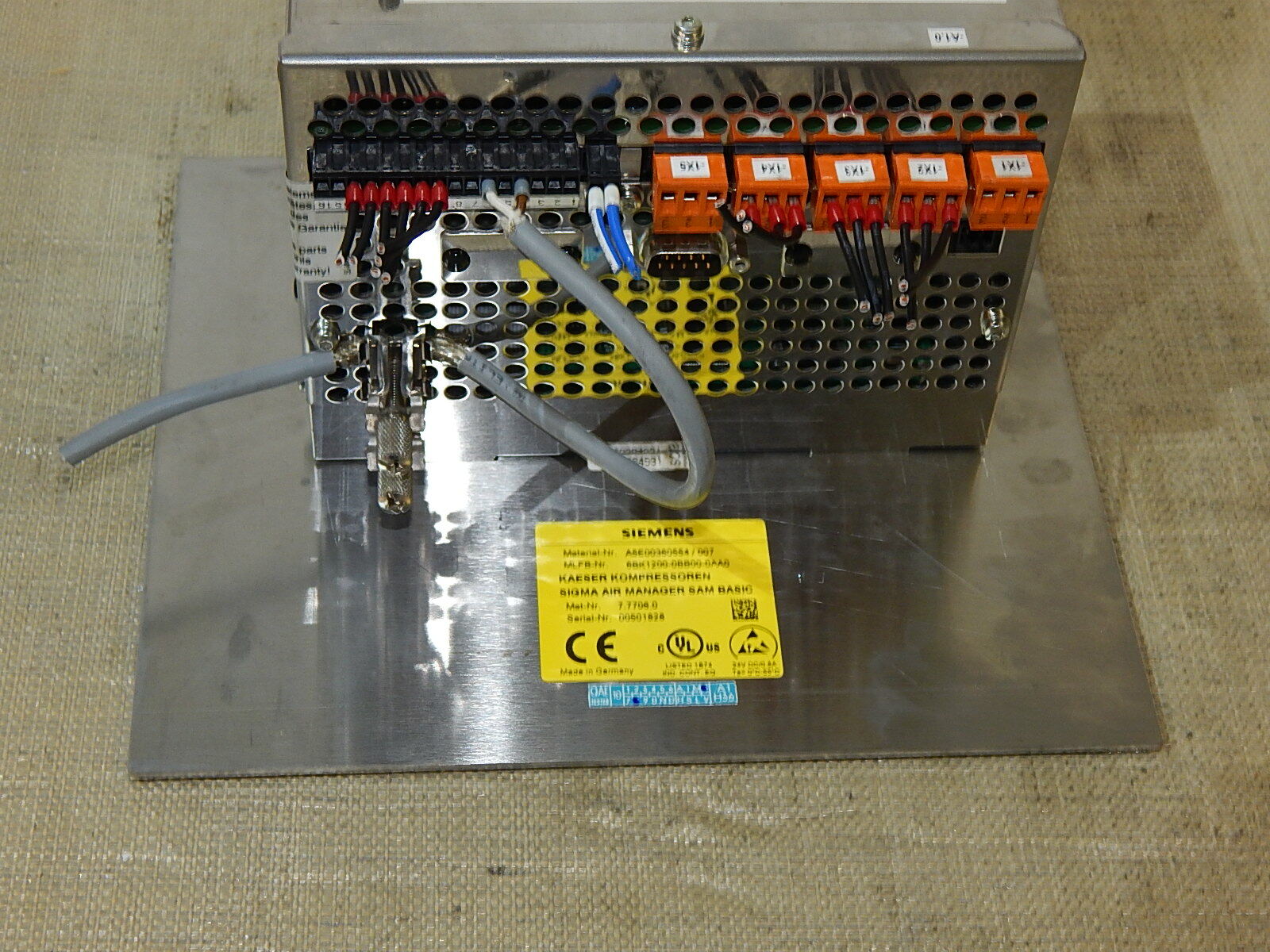 Siemens/Kaeser Sigma Air Manager SAM BASIC  6BK1200-0BB00-0AA0 Used