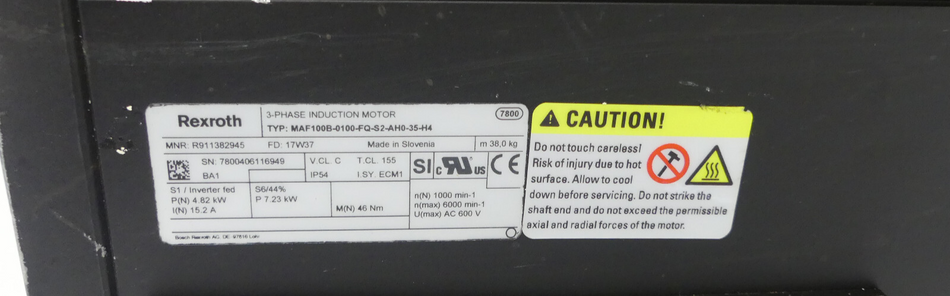 REXROTH  MAF100B-0100-FQ-S2-AH0-35-H4