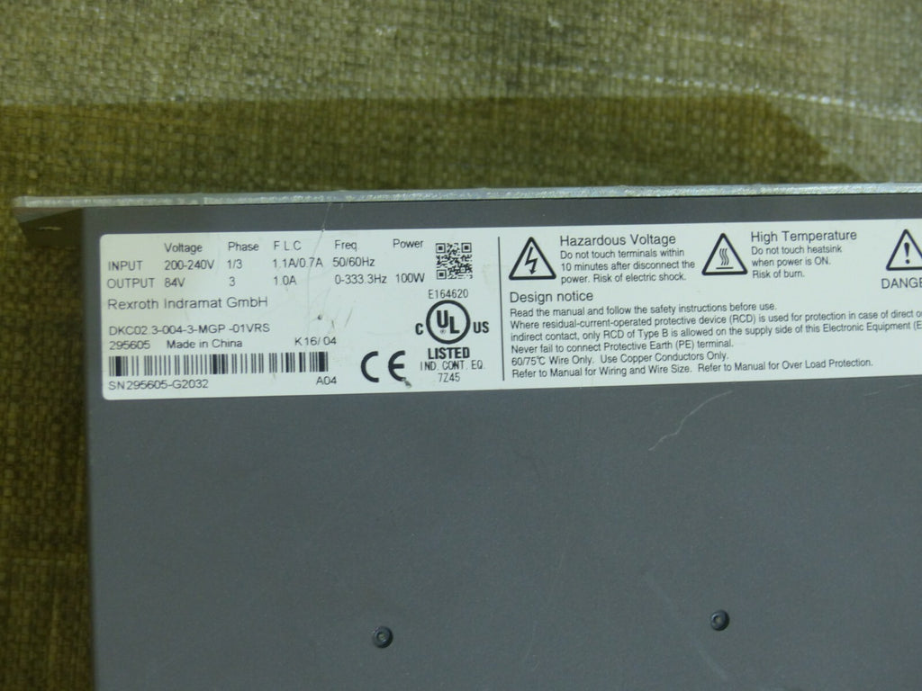 Rexroth Indramat DCK02.3-004-3-MGP-01VRS
