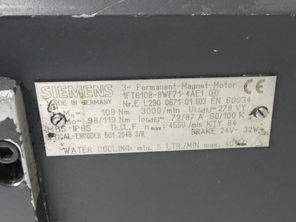 SIEMENS 1FT6108-8WF71-4AE1