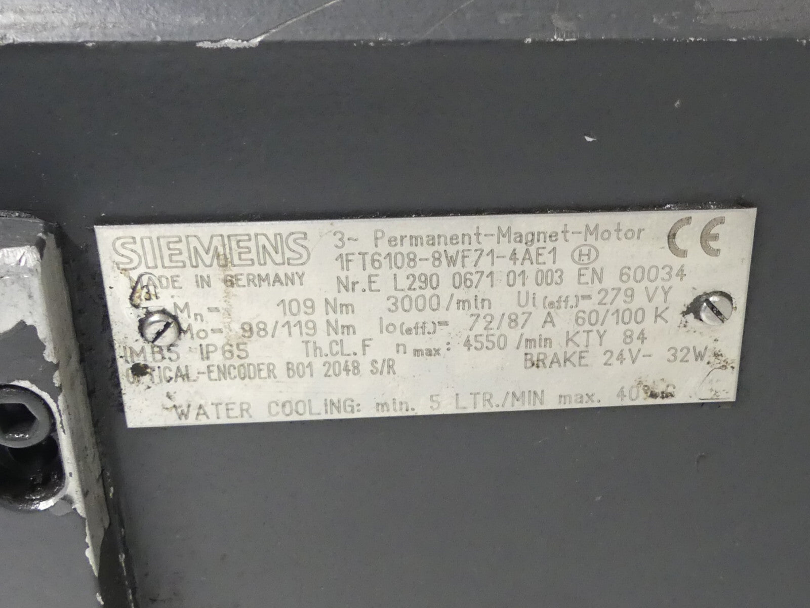 SIEMENS 1FT6108-8WF71-4AE1