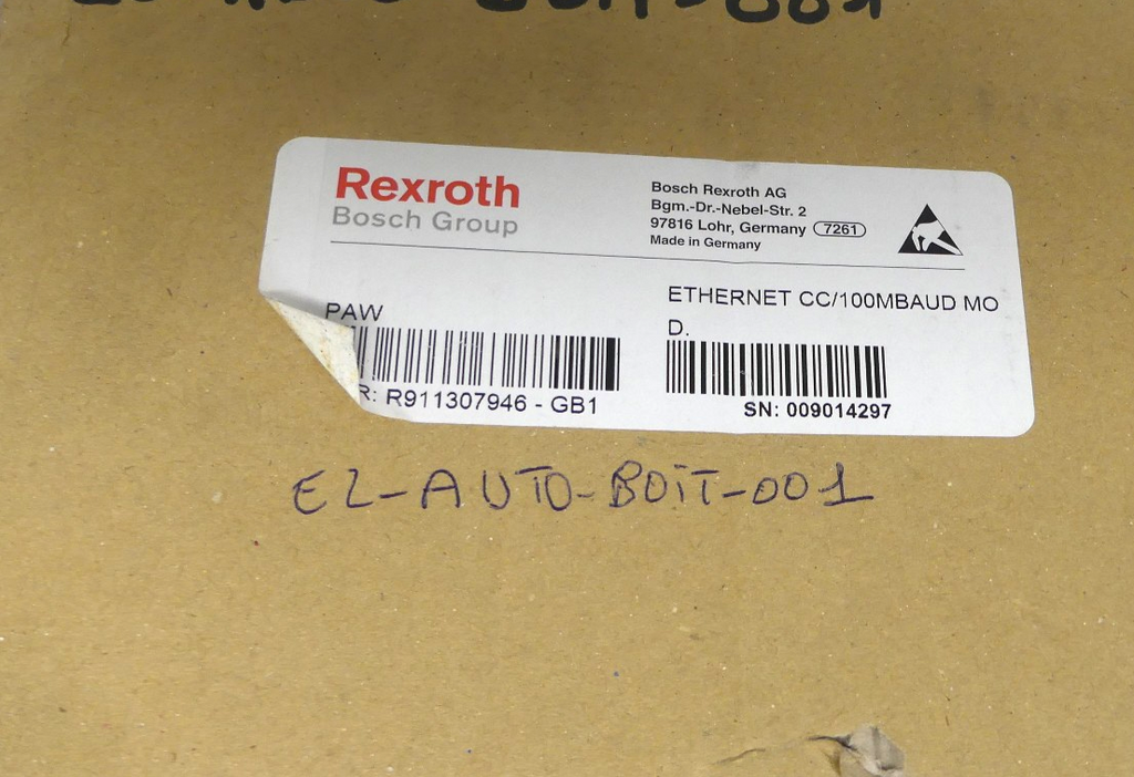 REXROTH ETHERNET CC/100MBAUD MOD.R911307946-GB1