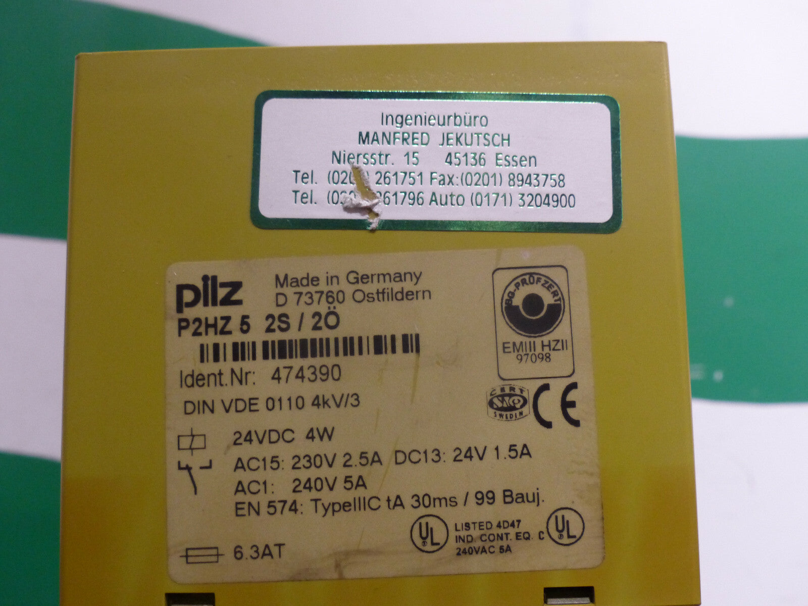 Pilz P2HZ 5 2S/2Ö