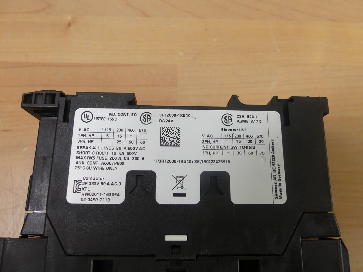 SIEMENS 3RT2038-1KB40