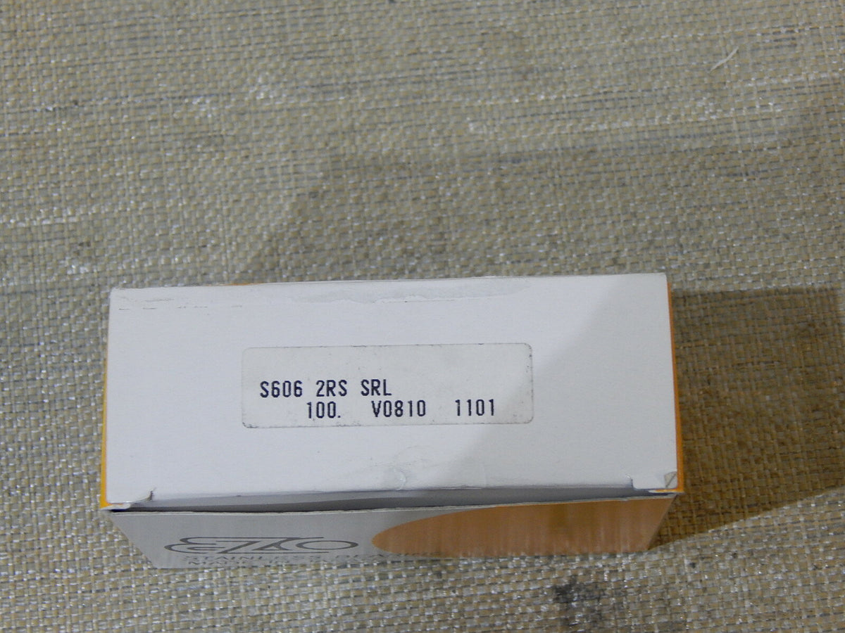 100x S606 2RS SRL EZO Stainless Steel Ball Bearings New