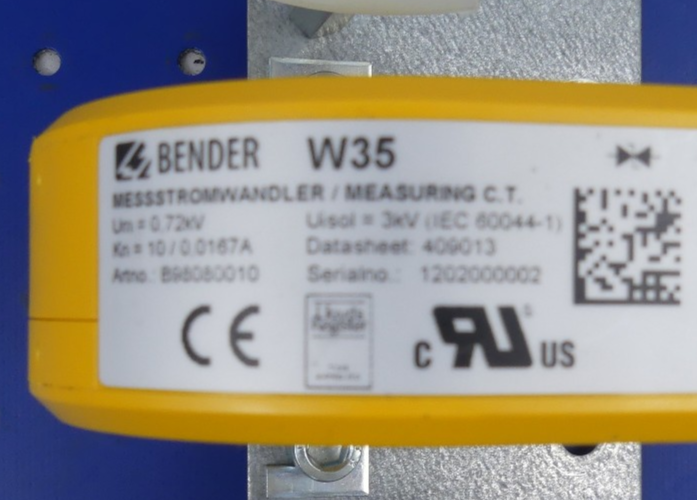 BENDER Messstromumwandler W35