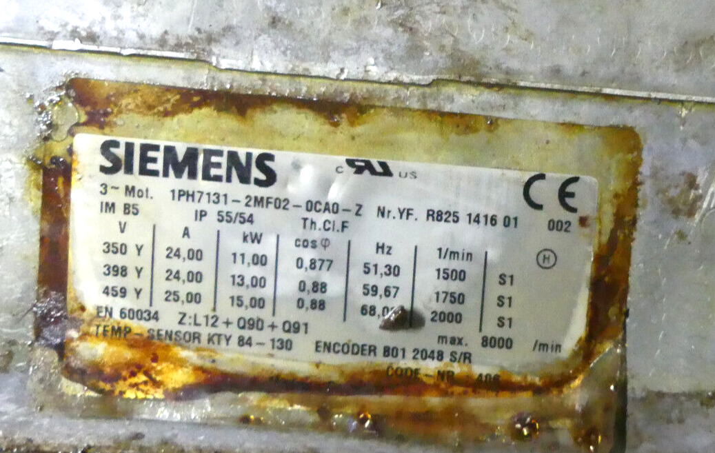 Siemens  1PH7131-2MF02-0CA0-Z