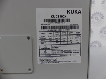 KUKA PRDrWU007TEC0400z-04 KR PC BOX